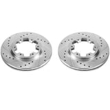Power Stop 85-86 Nissan 720 Front Evolution Drilled & Slotted Rotors - Pair - JBR360XPR