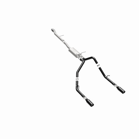 MagnaFlow SYS Cat-Back 4in Black Dual Split Rear Tips 14-15 Chevy Silverado/GMC Sierra 4.3L-5.3L - 15361