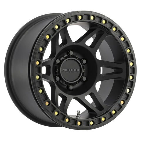 Method MR106 Beadlock 17x9 -44mm Offset 5x5 71.5mm CB Matte Black w/BH-H24125 Wheel - MR10679050544B