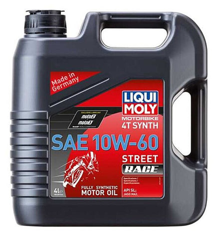 LIQUI MOLY 4L Motorbike 4T Synth SAE 10W60 Street Race - 20072