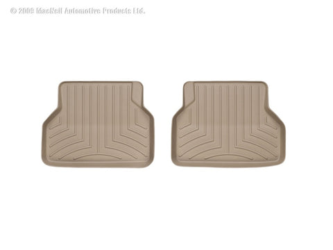 WeatherTech 04-10 BMW 5-Series (E60) Rear FloorLiner - Tan - 451642