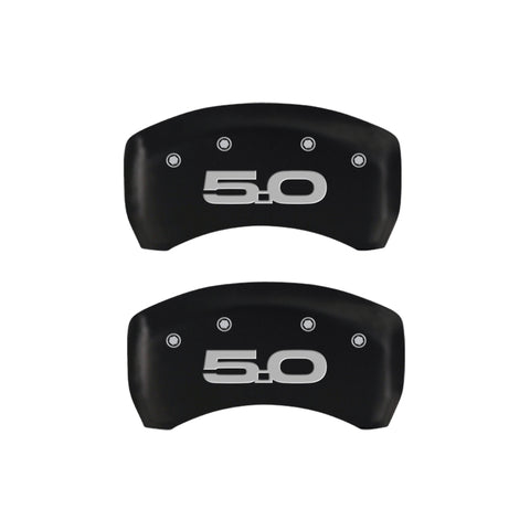 MGP Rear set 2 Caliper Covers Engraved Rear 2015/50 Red finish silver ch - 10203RM52RD