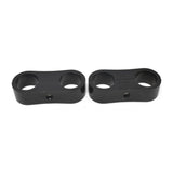 Russell Hose Separator For -12 Braided Hose Black Anodize (2 Pack) - 654333
