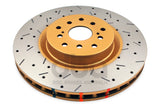 DBA 04-12 Subaru STi/2017 BRZ w/Perf. Pkg. 10 Stud Hole Front Drilled & Slotted 4000 Series Rotor - DBA4654XS-10