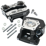 S&S Cycle 99-05 BT Super Stock 79cc Cylinder Head Kit - Wrinkle Black - 90-1293