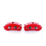 Power Stop 97-04 Chevrolet Corvette Front Red Calipers w/Brackets - Pair - S4702C