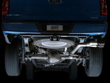 AWE 21+ Ford F150 Dual Side Exit Cat-Back Exhaust - 4.5in Diamond Black Tips *For Stock Y-Pipe Only - 3015-23059