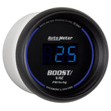 Autometer Cobalt Digital 52.4mm Black Vacuum/Boost Gauge - 6959