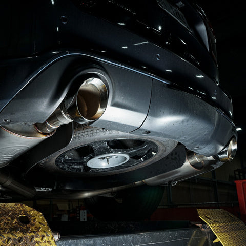 Stainless Works 18-19 Dodge Durango 6.4L Redline Catback Exhaust w/ Polished Tips - DUR18CBR