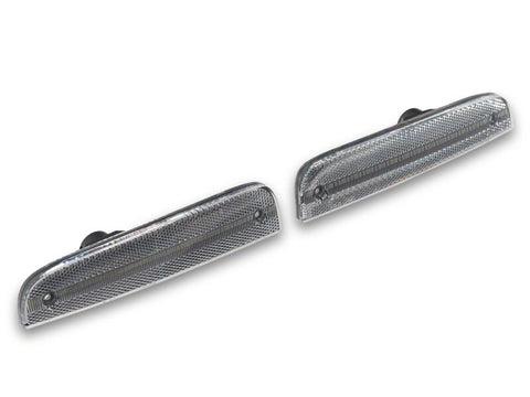 Raxiom 97-01 Jeep Cherokee XJ LED Side Marker Lights- Clear Lens- Amber LED - XJ24498