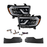 Form Lighting 2007+ Toyota Tundra/Sequoia LED Reflector Headlights (Pair) - FL0010