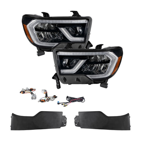 Form Lighting 2007+ Toyota Tundra/Sequoia LED Reflector Headlights (Pair) - FL0010