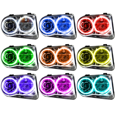Oracle 05-10 Chrysler 300C V8 SMD HL - Non HID - ColorSHIFT w/ 2.0 Controller - 7163-333