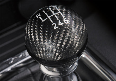 Ford Racing 15-25 Mustang Ford Racing Carbon Fiber Shift Knob 6 Speed - M-7213-MCF