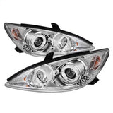 Spyder Toyota Camry 02-06 Projector Headlights LED Halo LED Chrome High H1 Low H1 PRO-YD-TCAM02-HL-C - 5064318