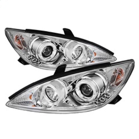 Spyder Toyota Camry 02-06 Projector Headlights LED Halo LED Chrome High H1 Low H1 PRO-YD-TCAM02-HL-C - 5064318
