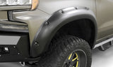 Lund 19-22 GM Silverado RX-Rivet Smooth Elite Series Fender Flares w/Black Bolts - Black 2pc Front - RX130SA