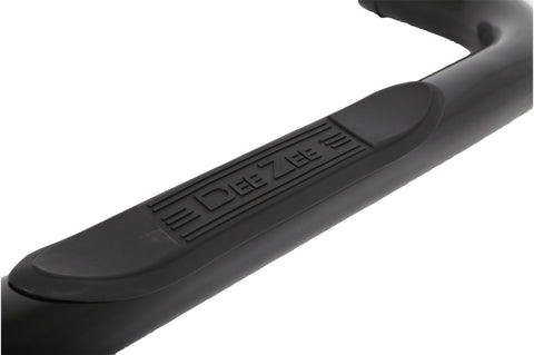 Dee Zee 14-19 Chevrolet Silverado Tubes - 3In Round Black Steel CrewCab - DZ372531