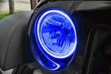 Oracle Jeep Wrangler JK 07-17 LED Waterproof Halo Kit - ColorSHIFT w/ Simple Controller - 3943-504