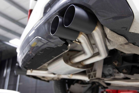 Dinan 18-25 BMW X3 M40i/X4 M40i (G01/G02) Valved Catback Exhaust System - Black Tips - D660-0099-BLK