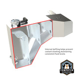 Mishimoto 2011+ Dodge Charger/Challenger / Chrysler 300C Alum Expansion Tank - Micro-Wrinkle Black - MMRT-MOP-11EMWBK