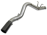 aFe LARGE BORE HD 5in 409-SS DPF-Back Exhaust w/Black Tip 2017 GM Duramax V8-6.6L (td) L5P - 49-44085-B