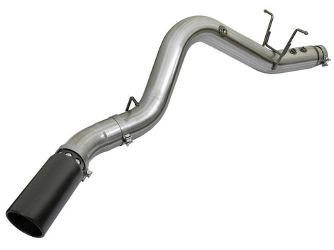 aFe LARGE BORE HD 5in 409-SS DPF-Back Exhaust w/Black Tip 2017 GM Duramax V8-6.6L (td) L5P - 49-44085-B