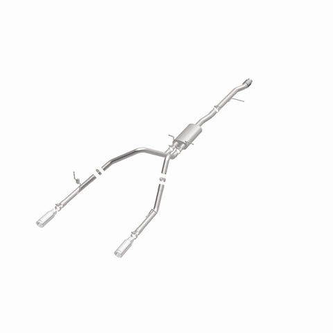 Magnaflow 14 Chevy Silverado V8 5.3L CC/EC Cab Dual Split Rear Exit Stainless Cat Back Perf Exhaust - 15268
