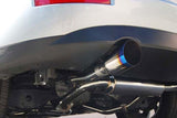 Invidia 03-08 Infiniti FX35/45 Gemini Single Layer Titanium Tip Cat-back Exhaust - HS03IFXGIT