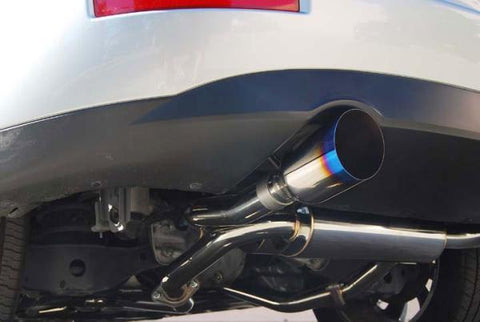 Invidia 03-08 Infiniti FX35/45 Gemini Single Layer Titanium Tip Cat-back Exhaust - HS03IFXGIT