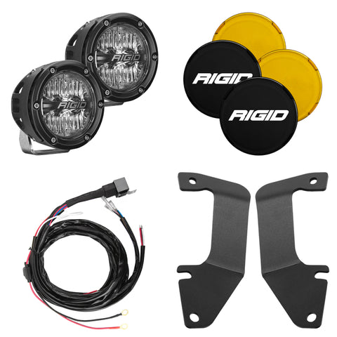 Rigid Industries 14-20 Toyota Tundra A-Pillar Light Kit w/4in. 360-Series Drive - 46706