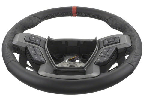 Ford Racing 15-18 F-150 Raptor Performance Steering Wheel Kit - Red Sightline - M-3600-F15RRD