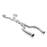 Stainless Works 2008-09 Pontiac G8 GT 3in Catback System X-Pipe Turbo Chambered Muffler 3.5in Tips - PG8CBFC