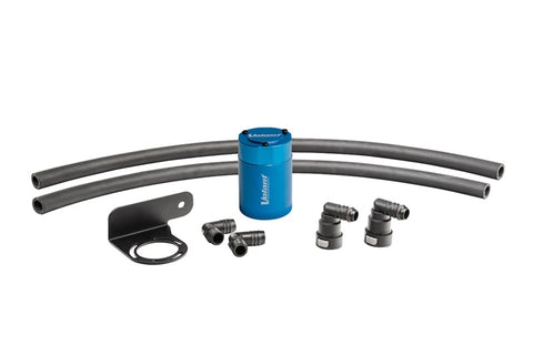 Volant 11-25 Ford F-150 3.5L Turbo Auto 3oz Aluminum Oil Catch Can w/Mounting Bracket - Blue - VC0010