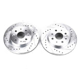 Power Stop 03-05 Kia Rio Front Evolution Drilled & Slotted Rotors - Pair - JBR1514XPR