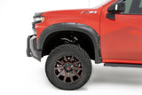 Bushwacker 19-21 Chevrolet Silverado 1500 Pocket Style Flares 4pc - Black - 40927-02