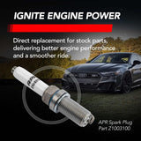 APR EA888.3/4/EA855.2/EA824 Iridium Pro Spark Plug - Heat Range 9 - 14mm x 26.5mm x 16mm - SINGLE - Z1003100