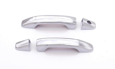 AVS 14-18 Chevy Silverado 1500 Door Handle Covers (2 Door) 4pc Set - Chrome - 685414