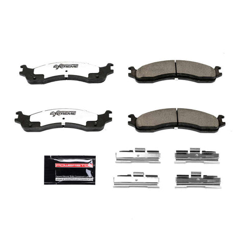 Power Stop 2007 Ford E-150 Front Z36 Truck & Tow Brake Pads w/Hardware - Z36-655A