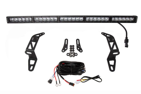Diode Dynamics 18-21 Jeep JL Wrangler/Gladiator SS30 Bumper Bracket Kit - Amber Combo (Single) - DD6082
