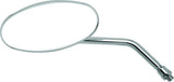 BikeMaster Adjustable Oval Mirror 10mm - Each -Chrome - 600804