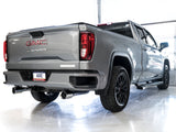 AWE Tuning 4th Gen GM 1500 5.3L 0FG Cat-Back Split Rear Exit (Flat Bumper) - Quad Chrome Tips - 3015-32205