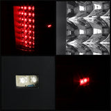 xTune Chevy Silverado 07-13 LED Tail Lights Black ALT-JH-CS07-LED-BK - 5073716