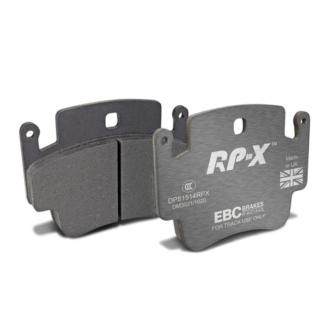 EBC Racing 98-05 Porsche 911 (996) Carrera 2 3.4L (Cast Iron Rotor Only) RP-X Front Brake Pads - DP81514RPX