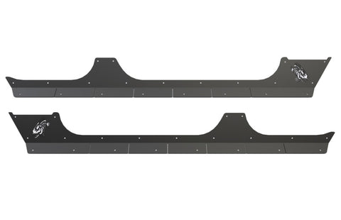 Fishbone Offroad 07-18 Jeep Wrangler JK 4 Door Rocker Guards Scale Armor - FB23053