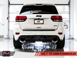 AWE Tuning 2020 Jeep Grand Cherokee SRT Touring Edition Exhaust - Diamond Black Tips - 3015-33121
