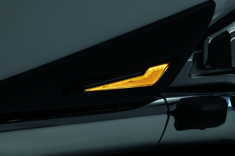 Kuryakyn Omni L.E.D. Side Saddlebag Inserts 18-20 GL1800 Satin Black - 3255