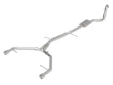 aFe 17-19 Audi A4 (B9) MACH Force-Xp 3in to 2.5in 304 SS Cat-Back Exhaust System-Dual Polished Tips - 49-36420-P