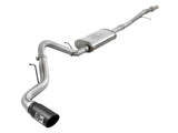 aFe Apollo GT Series 2019 GM Silverado/Sierra 1500 4.3L/5.3L 409 SS CatBack Exhaust System w/Blk Tip - 49-44107-B