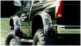 Bushwacker 88-99 Chevy C1500 Cutout Style Flares 2pc - Black - 40009-11